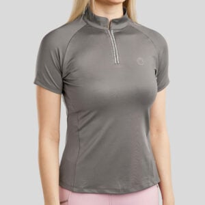 Shirt Montar MoLila Crystal Junior Grijs voorzijde