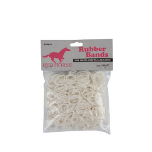 Red Horse Invlecht Elastiekjes Wit