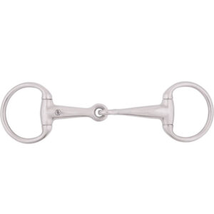 BR Enkel Gebroken Pony Bustrens Massief RVS 16 mm .