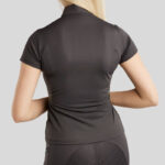 Rückenteil des Hemdes Montar MoPearl Pintuck Slate Grey