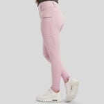 Side view Riding leggings Montar MoLila Crystal Junior Candy Pink