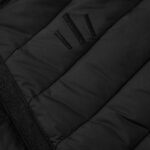 Detail-Logo und Reißverschluss Bodywarmer Kingsland KLMona Black