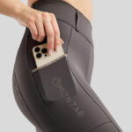 Crystal Stones Reitleggings Montar MoLila Grey Slate
