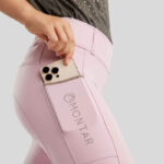 Crystal detail Riding leggings Montar MoLila Crystal Junior Candy Pink