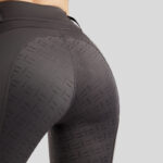 Silikonsitz Reitleggings Montar MoLila Kristallgrau Schiefer