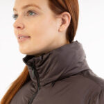 Detail kraag jas BR Jordan Raisin Brown