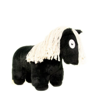 Crafty Ponies Paardenknuffel Veulen Zwart/Wit