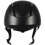 Voorzijde Horka Veiligheidshelm Dali Strass Zwart/Rosegoud