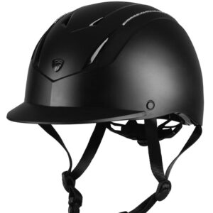 Horka Veiligheidshelm Dali Strass Zwart/Zilver zijaanzicht