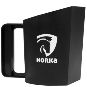 Horka voerschep zwart