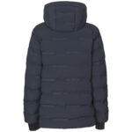 Achterkant winterjas KLMiller Kingsland Navy