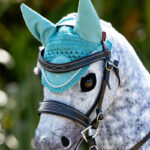 Lifestyle foto LeMieux Hobby Horse Fly Hood Lagoon