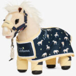 Close up Toy Pony Rug LeMieux Glacier