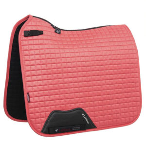 LeMieux dekje Luxury Suede Square Papaya dressuur