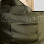 Montar logo strass jas Hybrid MoEliza Olijf