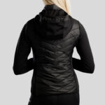 Achterkant Montar jas Hybrid MoEliza Zwart