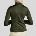 Achterzijde Montar Thermo Longsleeve MoGaia Olijf
