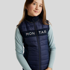 Montar bodywarmer MoCha kids Navy voorzijde