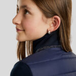 Detail kraag jas Montar MoCha Navy