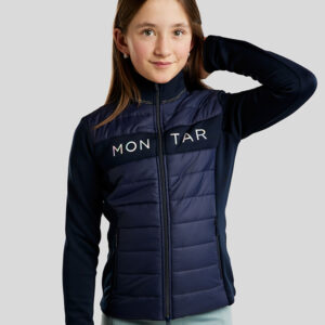 Montar jas MoCha kids Navy voorzijde