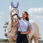 Lifestyle afbeelding Oornetje EQPRO Precious Lilac Coral