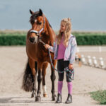 Sfeerfoto Paardrijsokken Red Horse Dai Thistle Purple