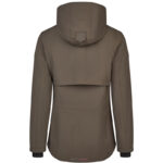 Pikeur Jas 8024 Waterdicht Deep Khaki achterzijde