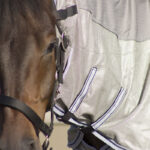 Sluitingen halsdeel vliegendeken QHP Combi grijs