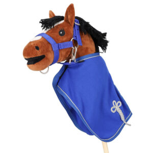 QHP Fleecedeken Hobby Horse Kobaltblauw