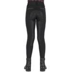 Rückseite der QHP Reitleggings Lize Full Grip Junior