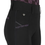 Kontrastakzent QHP Lize Full Grip Junior Reitleggings