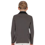 QHP Wedstrijdjas Juliet Kids Antraciet achterkant