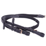 Teugels bijpasend bij hoofdstel QHP Devi zwart