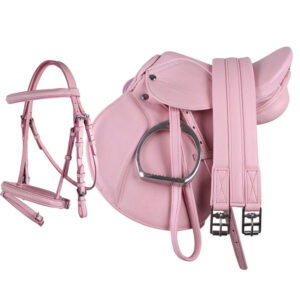 QHP zadelset Compleet Roze