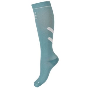Compressie Paardrijsokken EQPRO Blue Reef