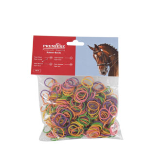 Premiere Manenelastiekjes +/- 500 Stuks Multi-Color