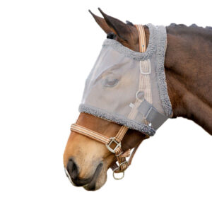 QHP Vliegenmasker Zonder Oren Grijs