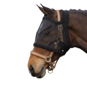 QHP Vliegenmasker Zonder Oren Zwart