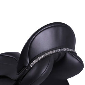 QHP Zadelsieraad Lupine Zwart/Grijs