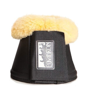 Eskadron Springschoenen Kunstleder Lamsvel Zwart