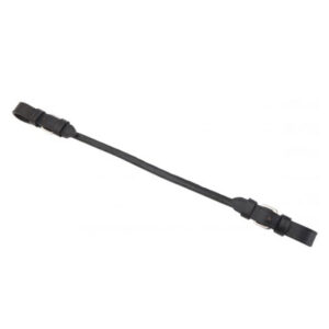 Horka Bokriempje Leer Zwart/Zilver