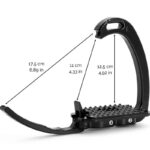Open situatie Tech Stirrups Venice Plus Evo Zwart/Zwart
