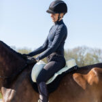 Lifestyle foto Bareback pad QHP Super Soft zwart/naturel