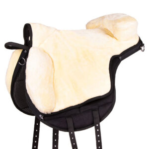 Bareback pad QHP Super Soft zwart/naturel