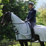 Close up Bucas Buzz-Off Riding Blauw