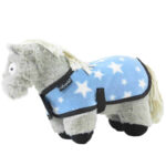 Lifestyle foto veulendeken Crafty Ponies babyblauw Ster