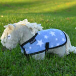 Sfeerfoto veulendeken Crafty Ponies babyblauw ster