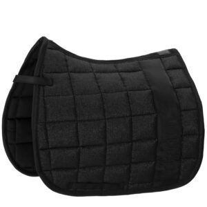 Eskadron dekje Big Square Glitter zwart