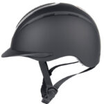 Zijkant Harry's Horse Mont Denali II veiligheidscap Zwart/Gunmetal