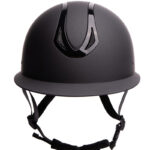 Voorzijde Harry's Horse Veiligheidscap Pro F1 Mat